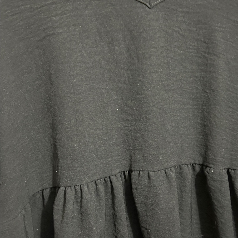 Reborn J Black Tiered Tunic Top - Picture 4 of 6